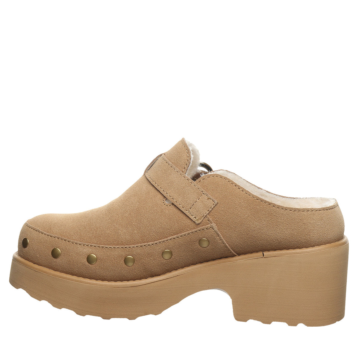 Falyn Bold Platform Clogs in Iced Coffee