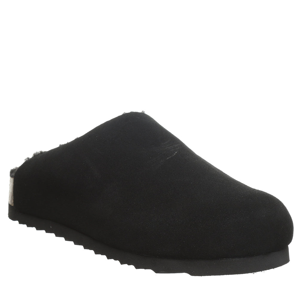 Trinity Luxe Plush Lined Clogs in Black
