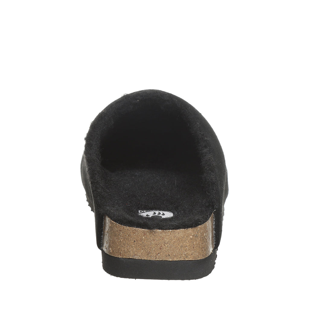 Trinity Luxe Plush Lined Clogs in Black
