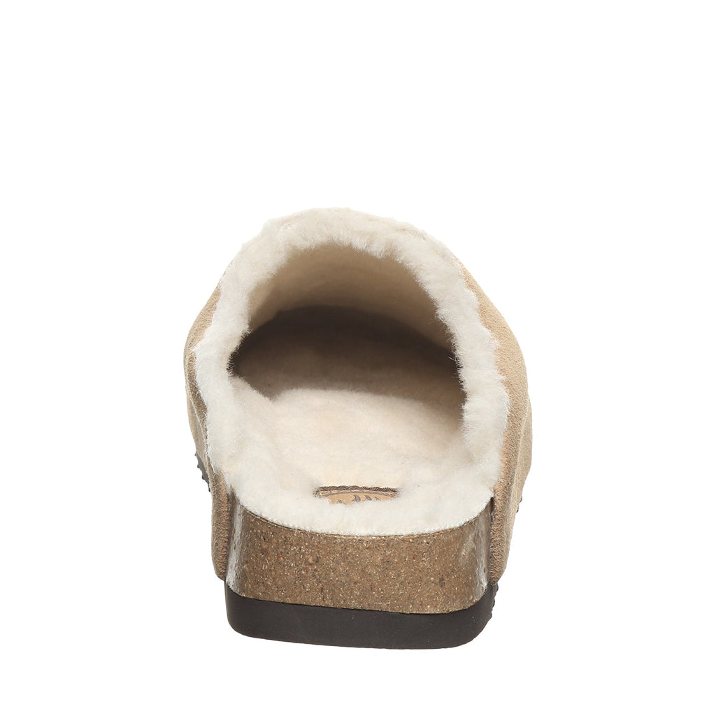 Trinity Luxe Faux Fur Clogs in Toffee