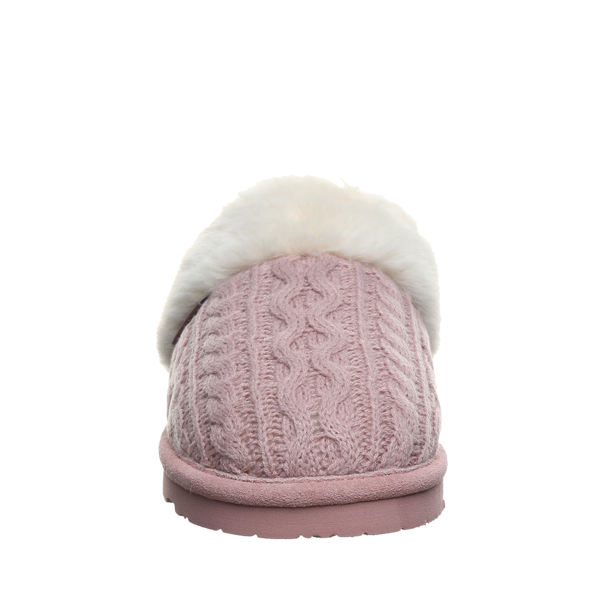 Women's Rumie Cable Knit Slippers in Peony