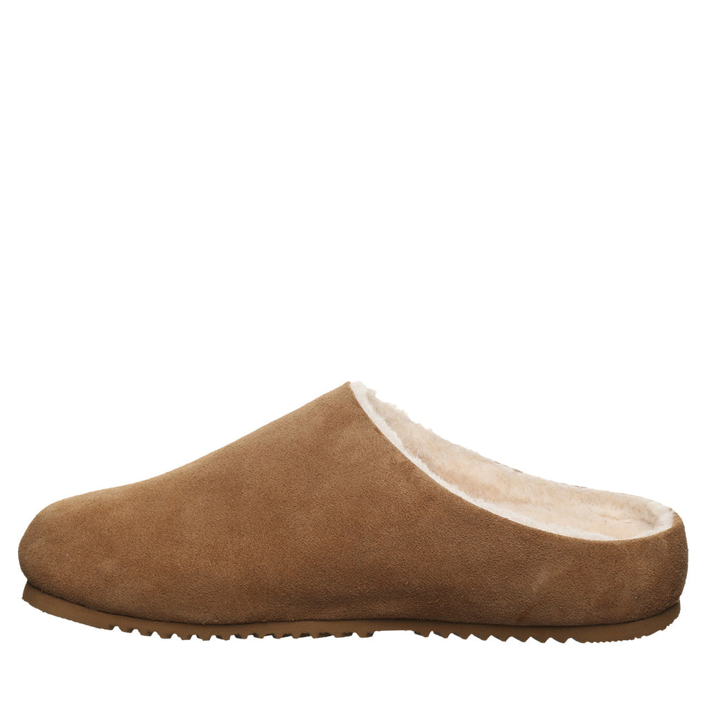 Atlas Suede Slippers in Hickory