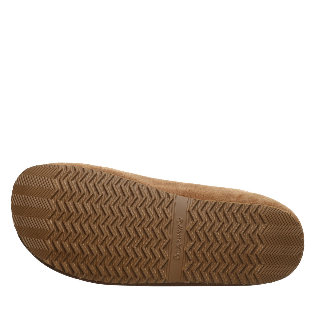 Atlas Suede Slippers in Hickory