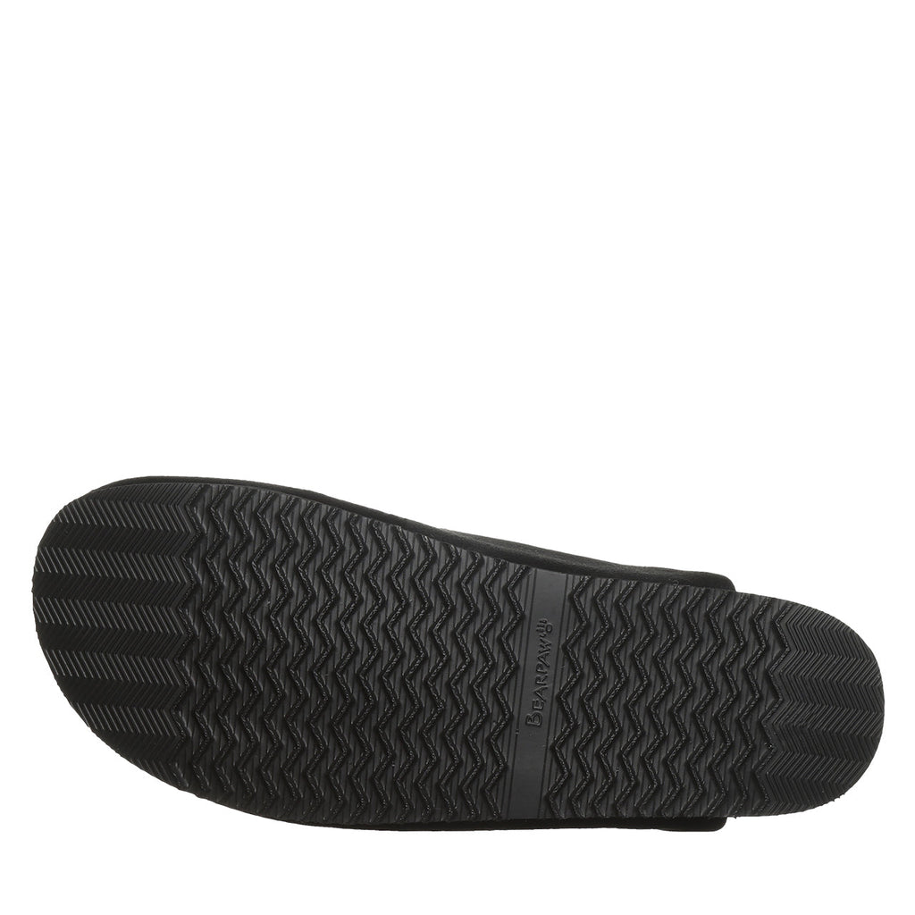 Silas Backless Suede Clogs in Black