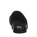 Silas Backless Suede Clogs in Black