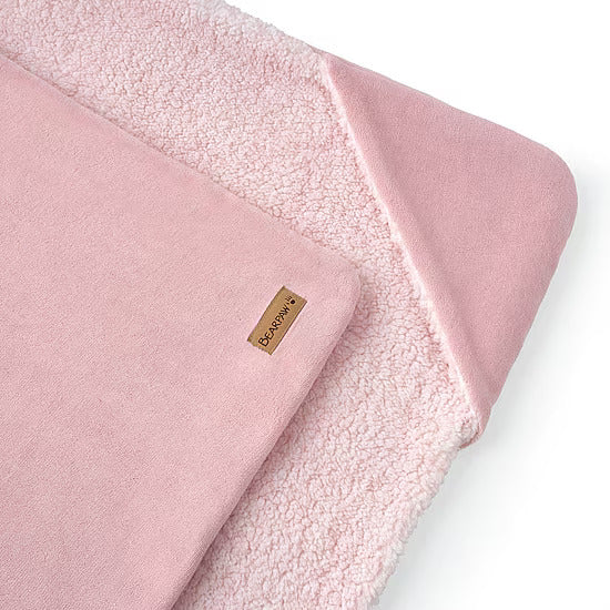 Bearpaw Cozy Hooded Wearable Throw in Blush