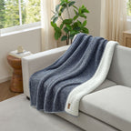 Ashford Throw Blanket in Deep Sea