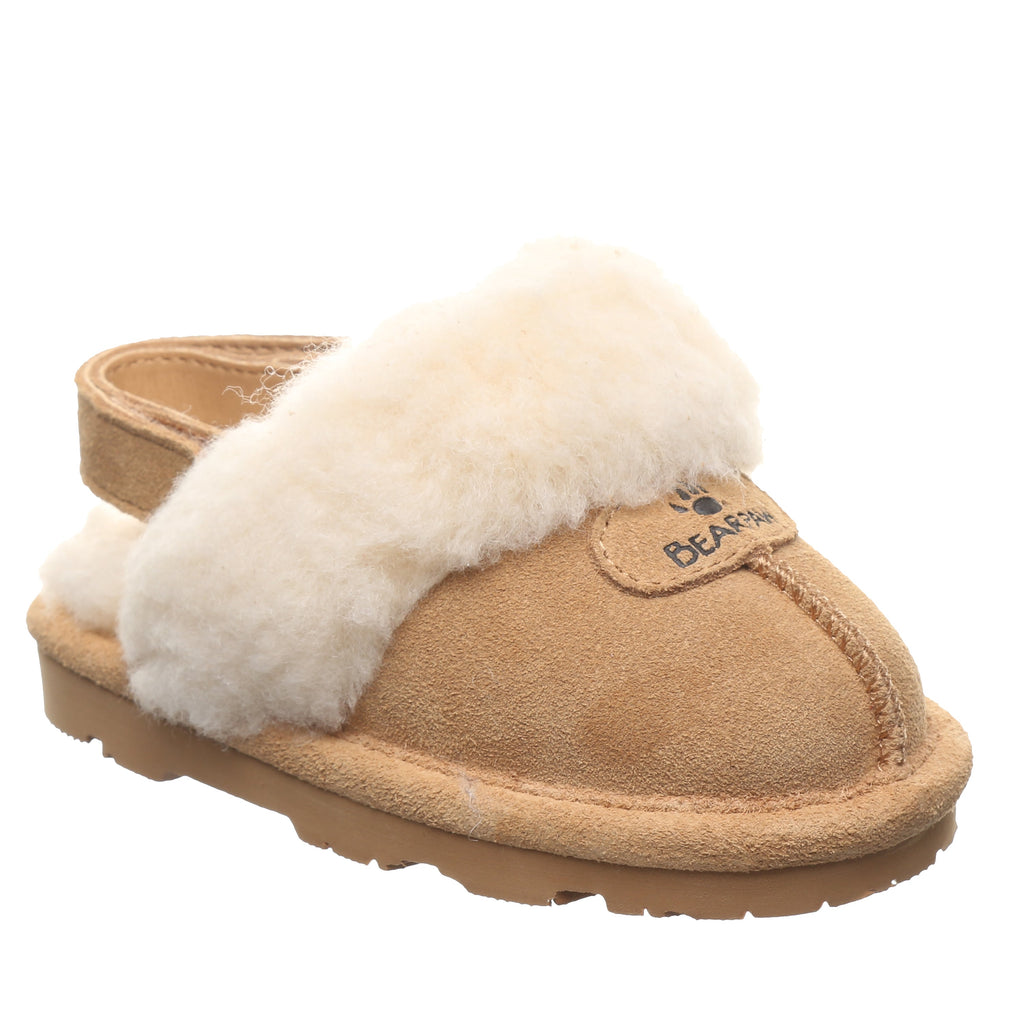Loki Toddler Slippers in Iced Coffee