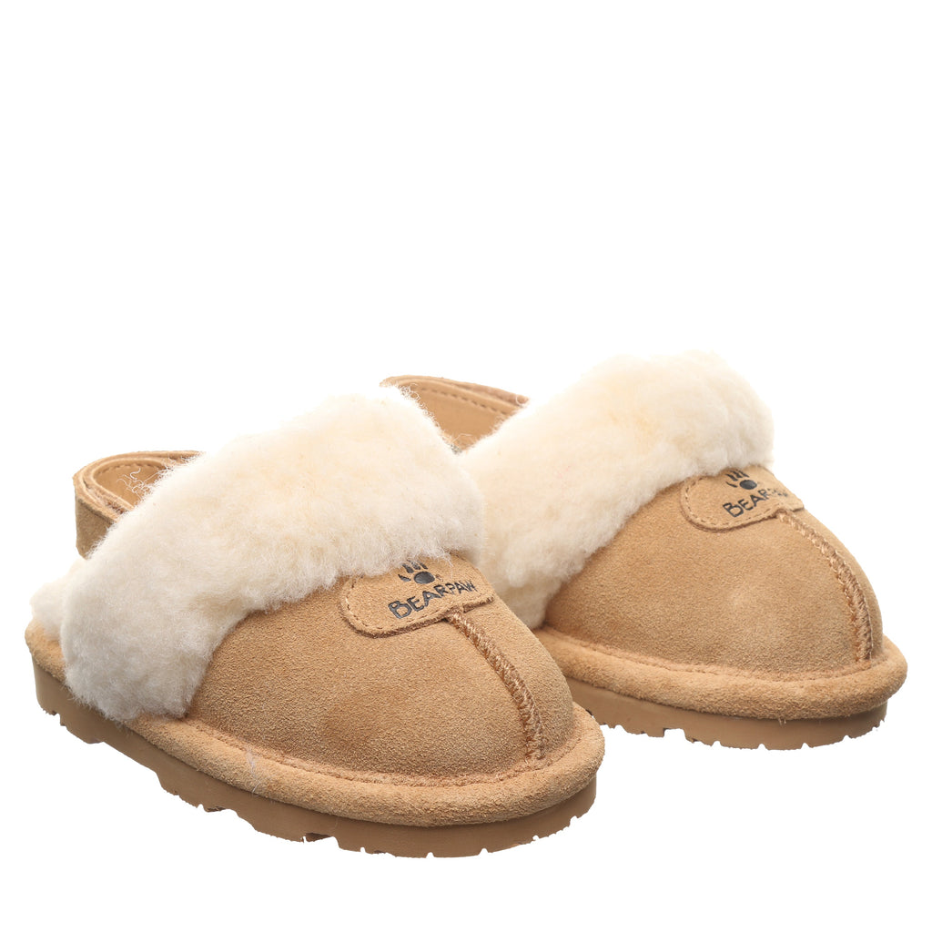 Loki Toddler Slippers in Iced Coffee