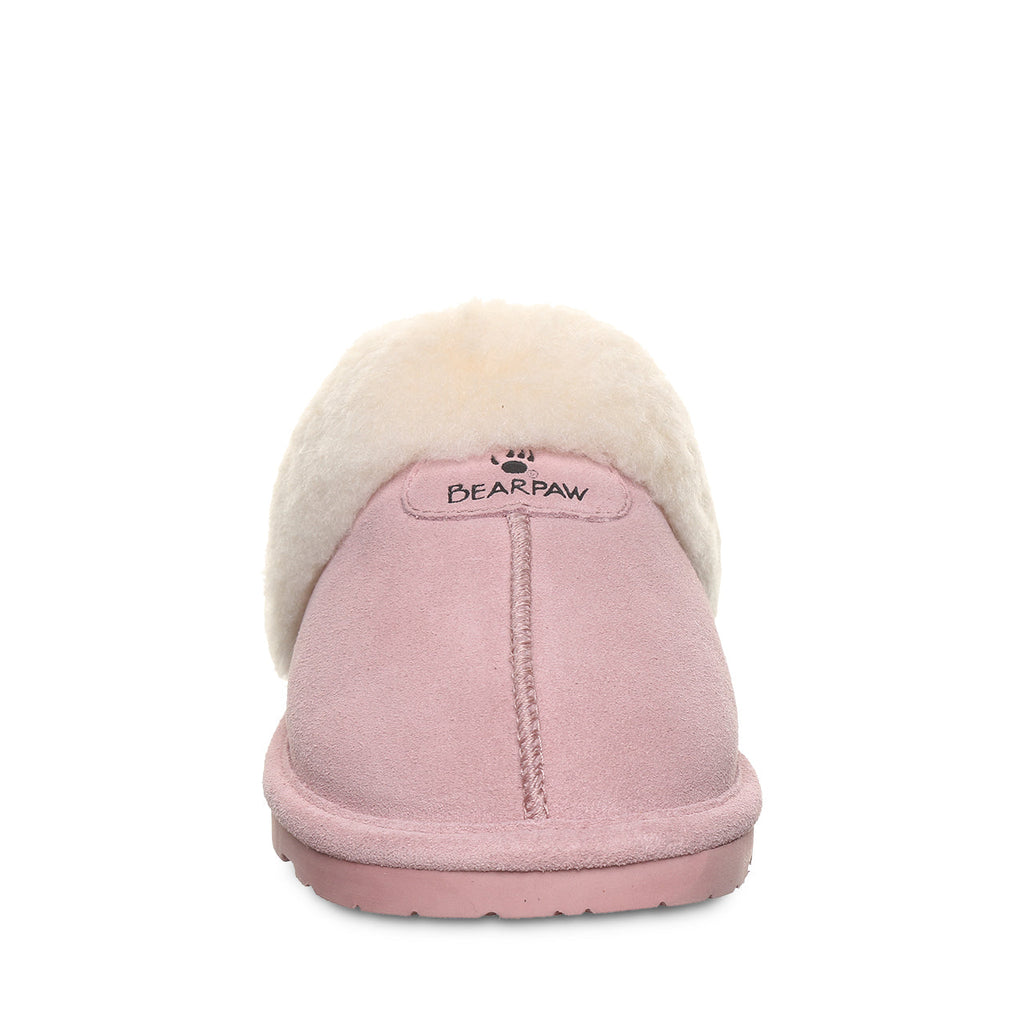 Loki II Wool Lined Slippers in Peony