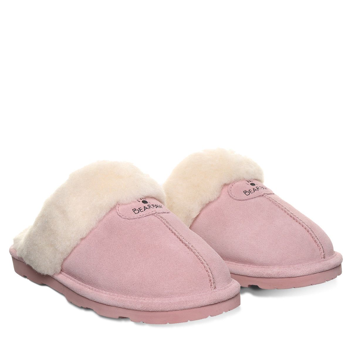 Loki II Wool Lined Slippers in Peony
