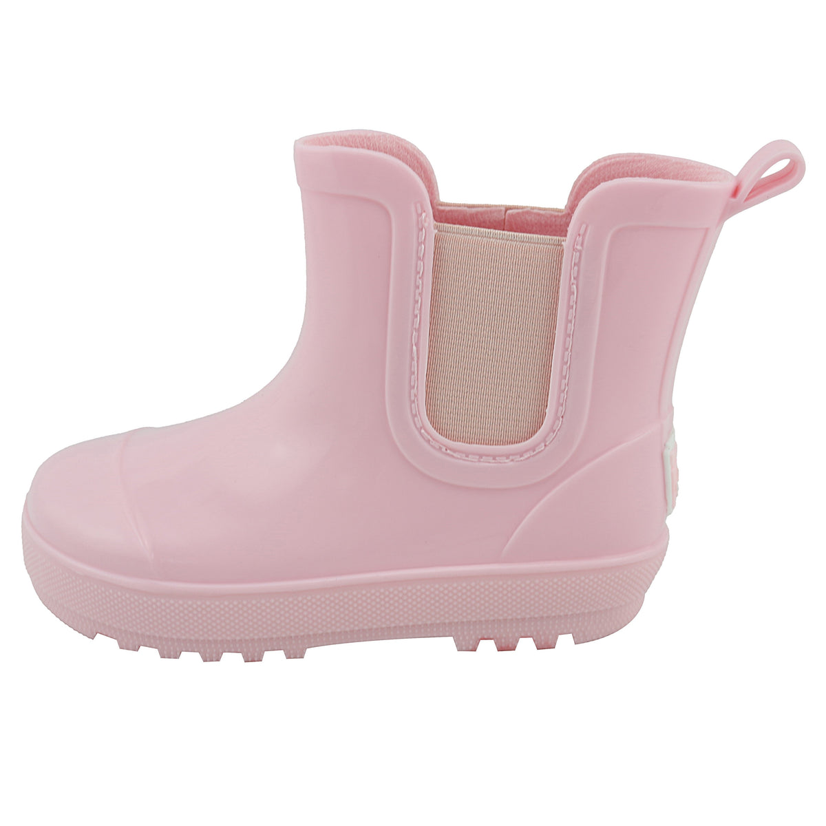 Chelsea Youth Rain Boots in Light Pink Gloss