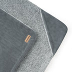 Cozy Hooded Wearable Throw Blanket in Charcoal