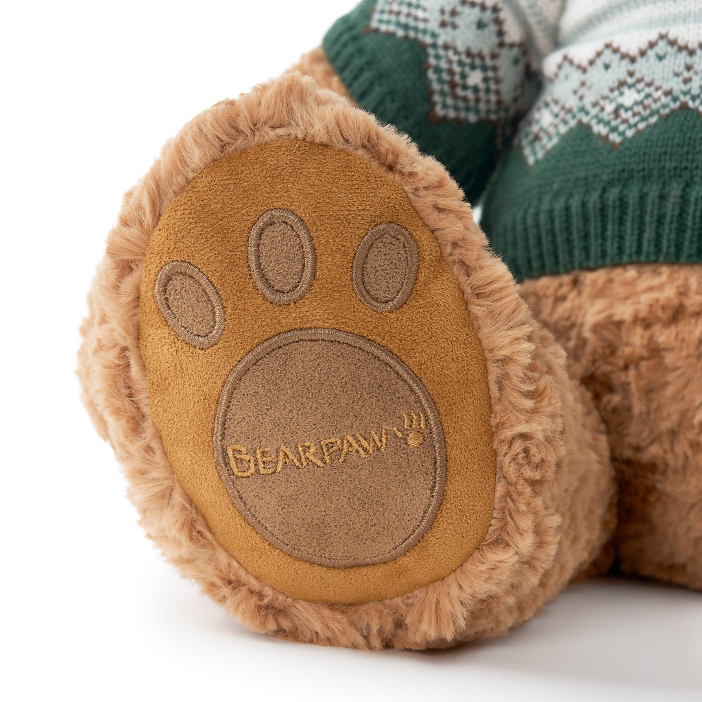 Eva the Plush Bear Stuffed Animal in Cocoa