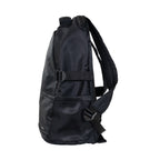Sporty Nylon Square Backpack in Black