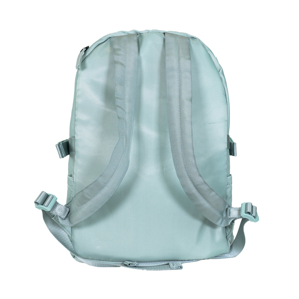 Sporty Nylon Laptop Backpack in Sage
