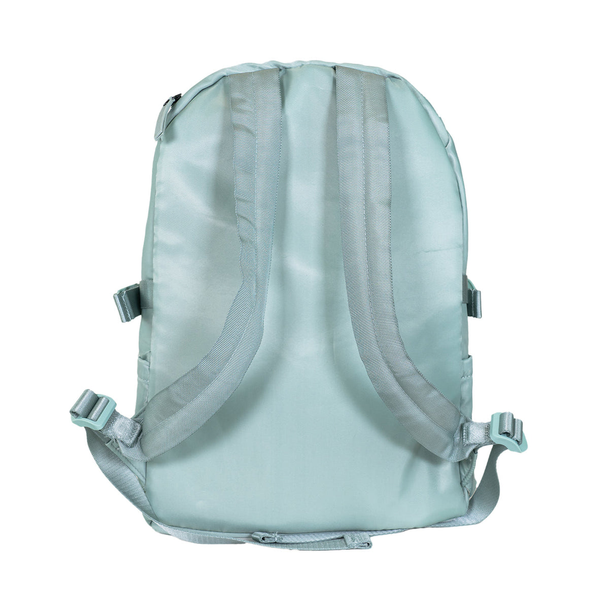 Sporty Nylon Laptop Backpack in Sage