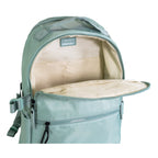 Sporty Nylon Laptop Backpack in Sage