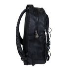 Bungee Cord Nylon Backpack in Black
