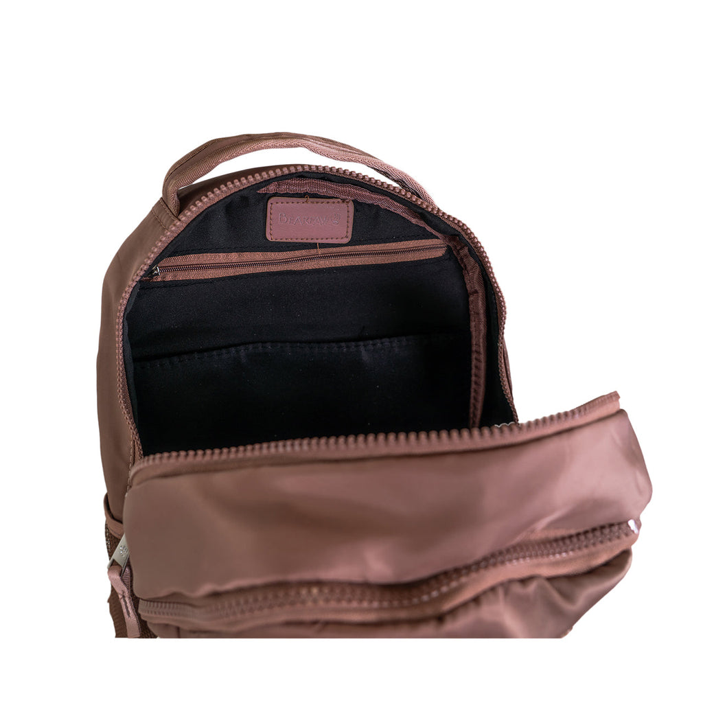 Bungee Cord Everyday Backpack in Brown
