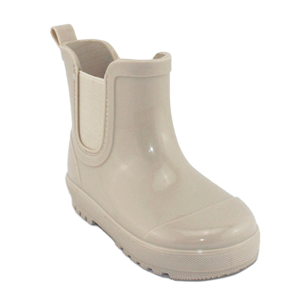 Chelsea Youth Rain Boots in Taupe Gloss