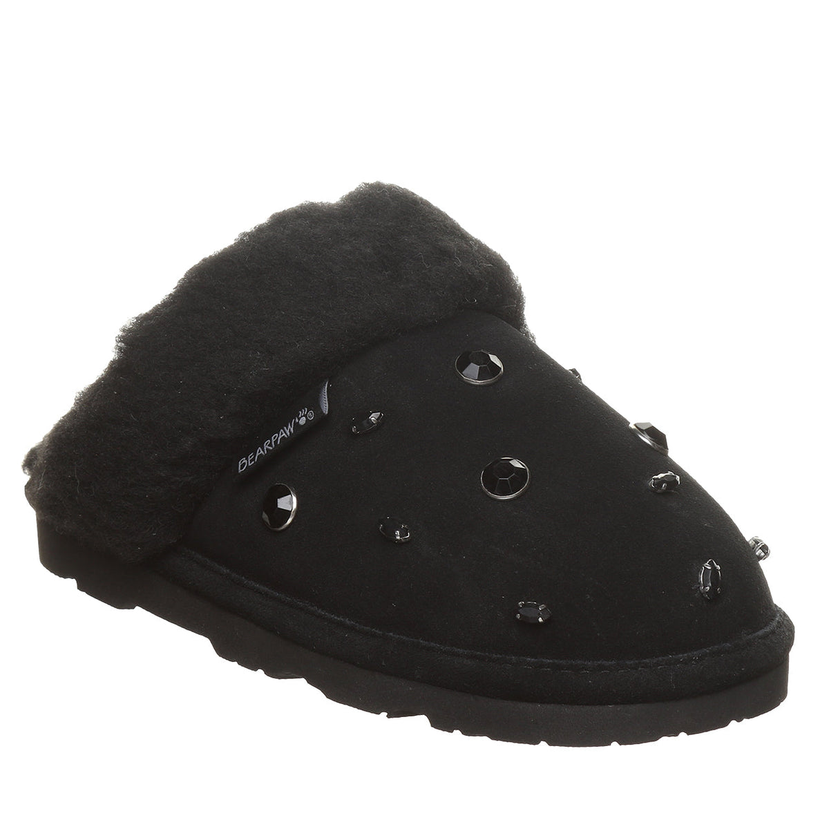 Loki Nova Glam Slippers in Black
