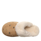 Loki Nova Studded Slippers in Iced Coffee