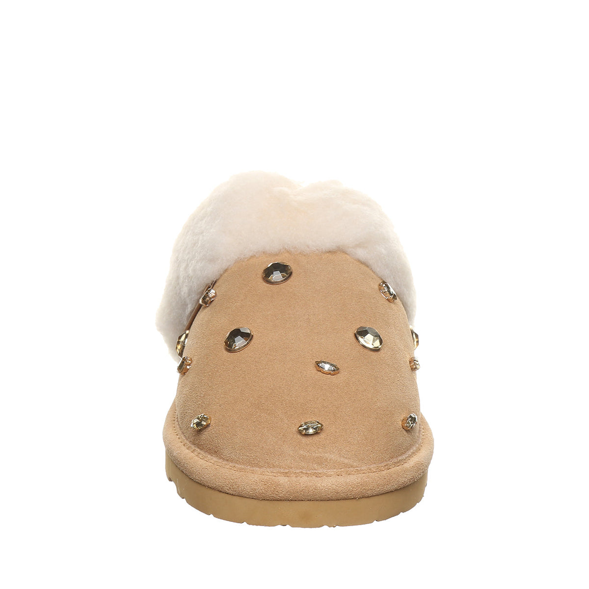 Loki Nova Studded Slippers in Iced Coffee