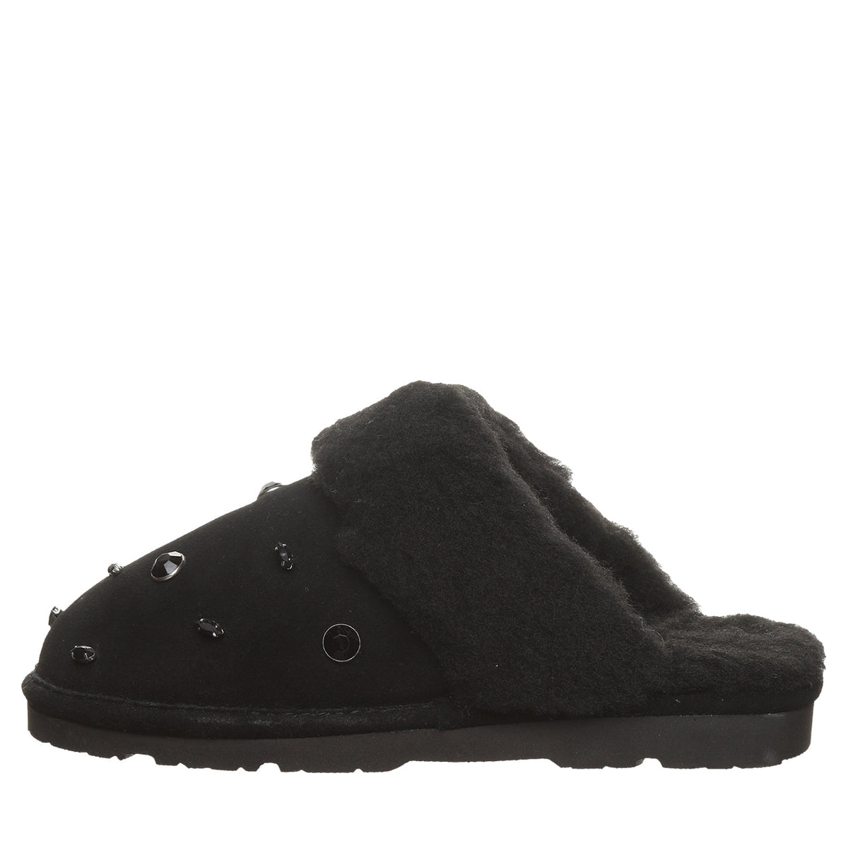 Loki Nova Glam Slippers in Black