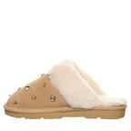 Loki Nova Studded Slippers in Iced Coffee